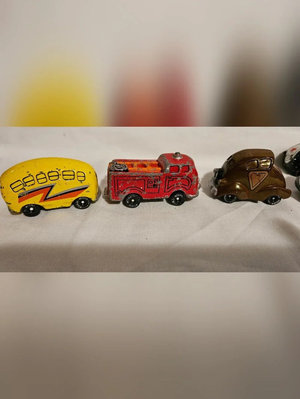 Vintage 1983 Hallmark Road Rovers Diecast Metal Toy Cars Lot Of 7 full set